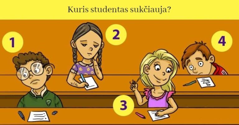 Dėmesingumo testas: kuris studentas sukčiauja?