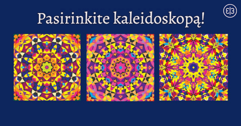 Pasirinkite kaleidoskopą ir sužinokite, ko tikėtis ateinančią savaitę