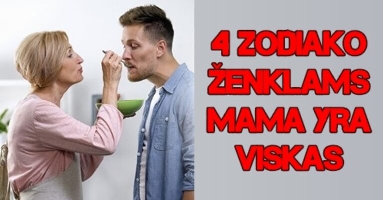 4 zodiako ženklų vyrai, kuriems mama visą gyvenimą bus svarbiausia