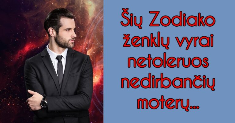 Kurių Zodiako ženklų vyrai netoleruos kvailų moterų?