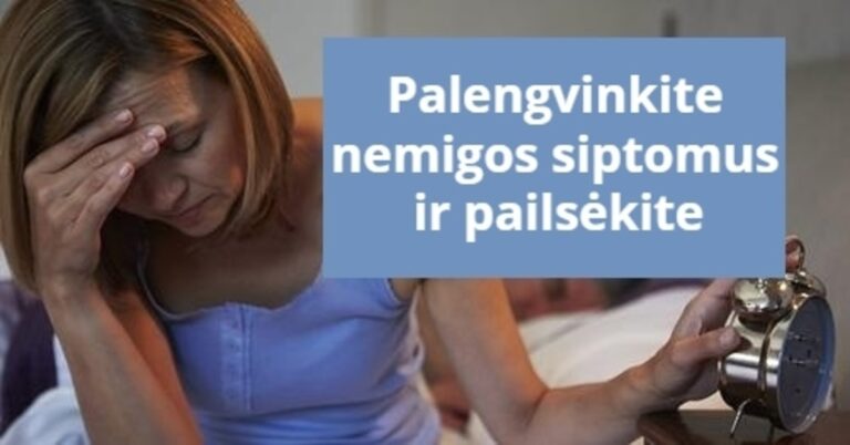 Nemiga yra nuolatinė jūsų palydovė? Atsikratykite jos visam laikui!