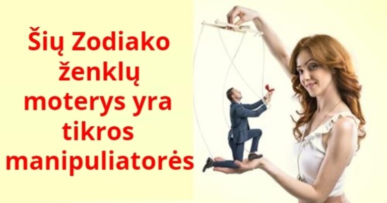 Šių Zodiako ženklų moterys yra tikros manipuliatorės. Kas jos?