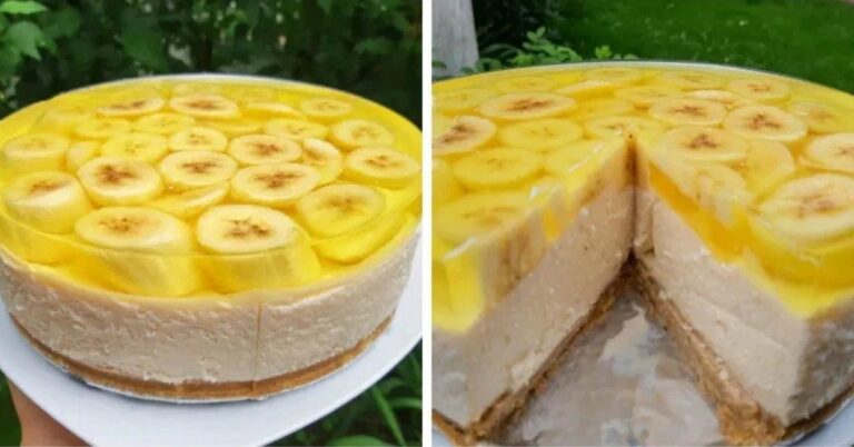 Bananinis sūrio tortas. Puikus šventinio stalo akcentas