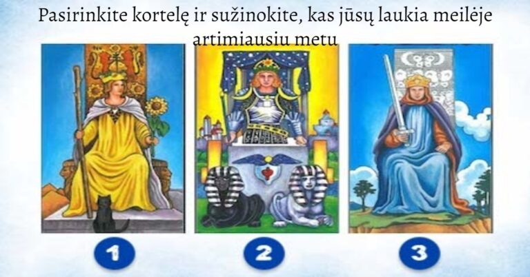 Testas: pasirinkite kortelę ir sužinokite, kas jūsų laukia meilėje artimiausiu metu