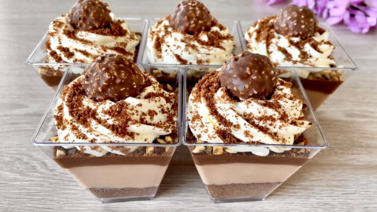 Naminis Ferrero Rocher desertas – dieviško skonio, lengvai ir greitai paruošiamas!