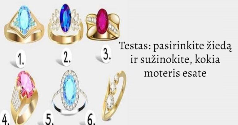 Testas: pasirinkite žiedą ir sužinokite, kokia moteris esate