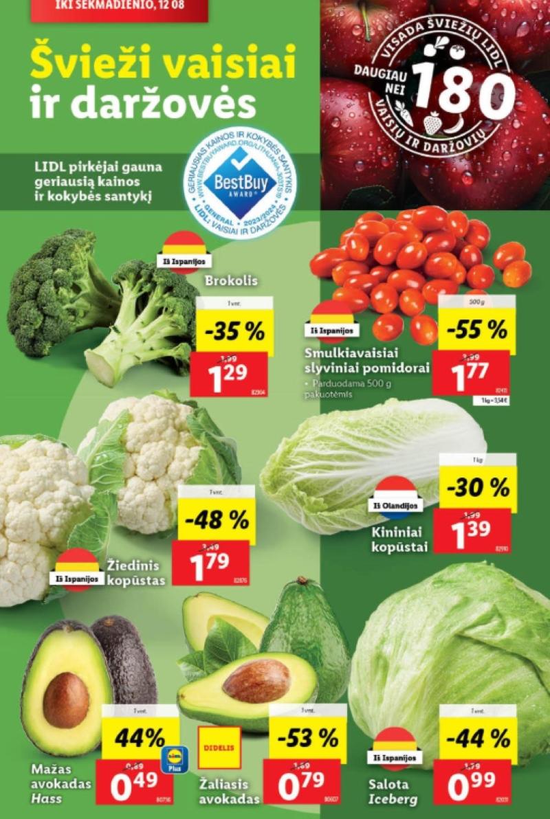 49 savaitės nuolaidos (2024.12.03–12.08) LIDL